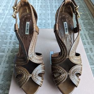 Super sexy Miu Miu sandals.